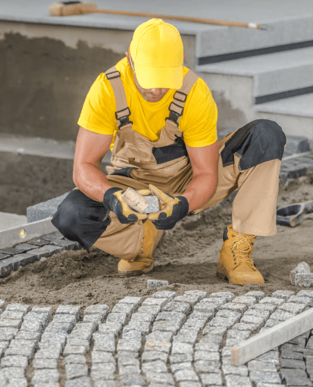 Man Working On a roof