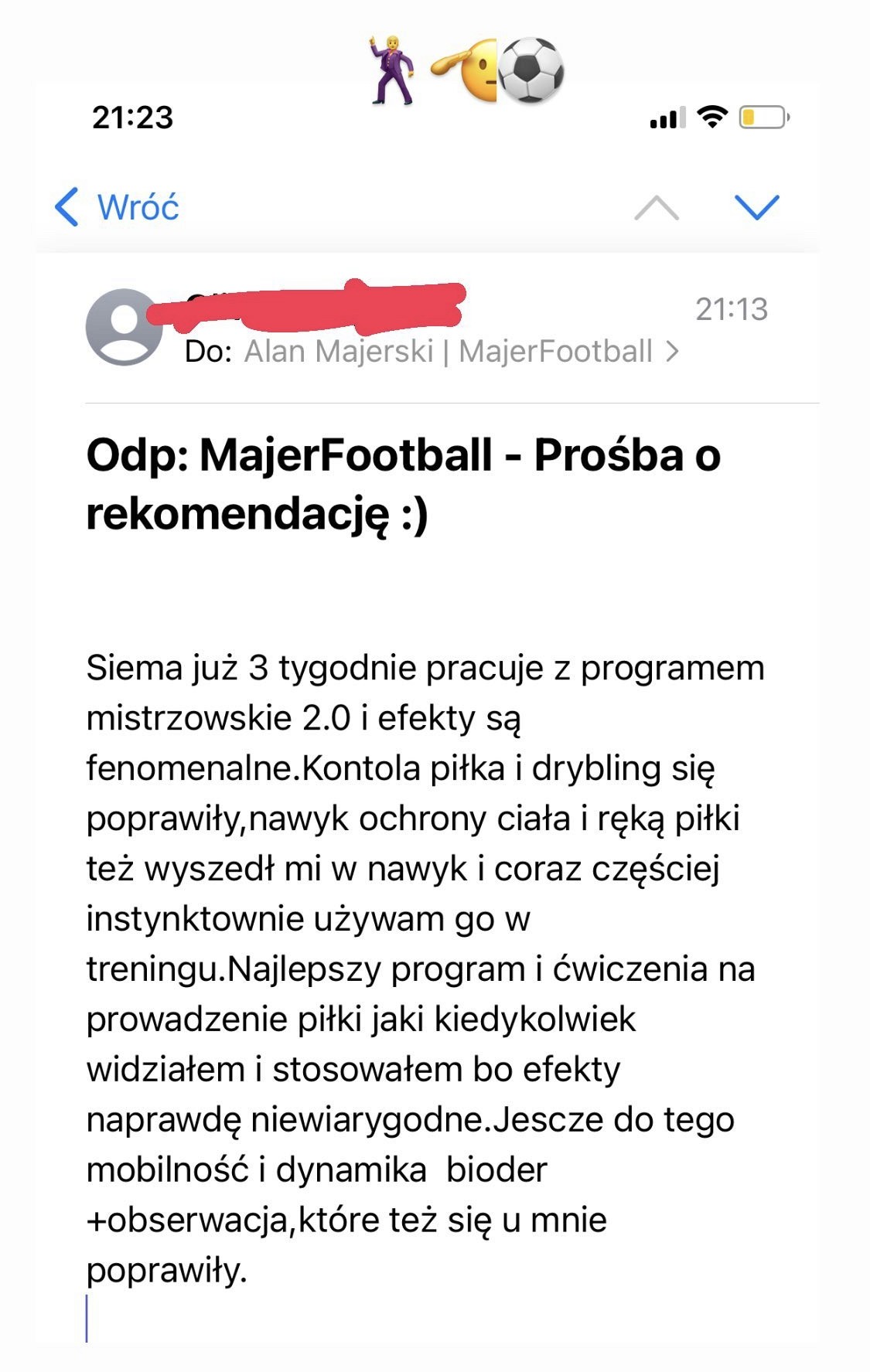 Efekty treningu 3
