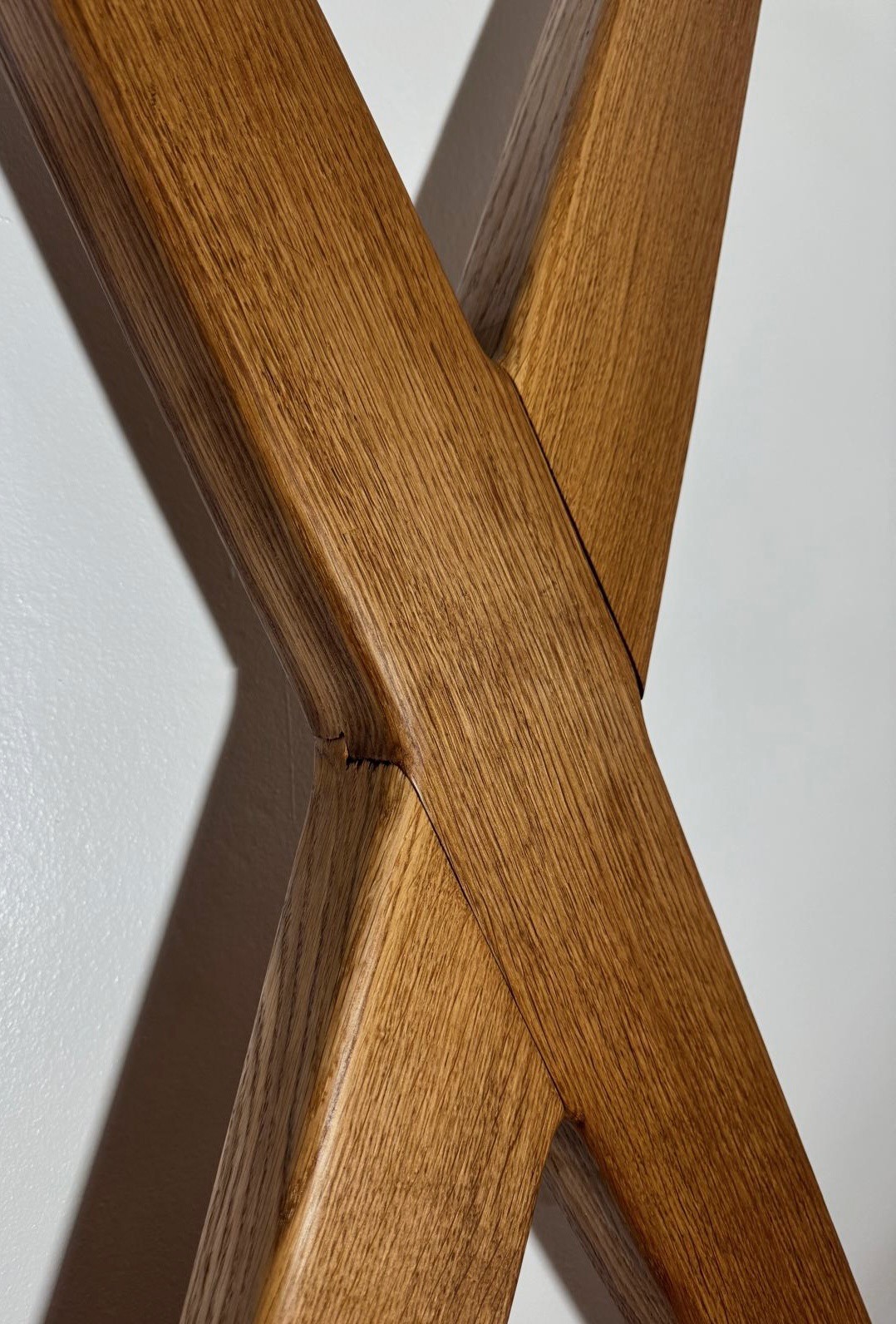 Modern church interior with concrete and wood elements.