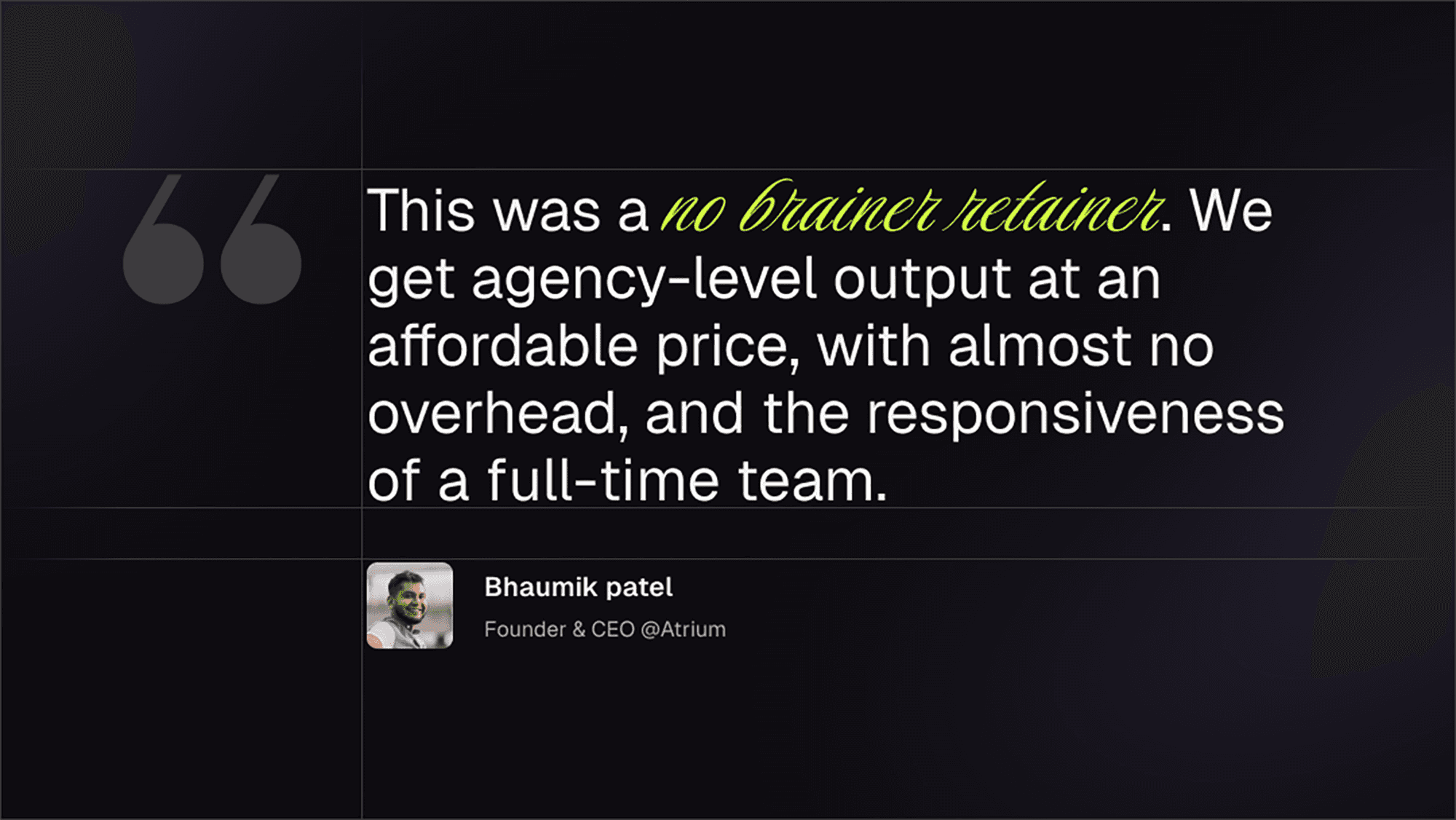 review for design partnership