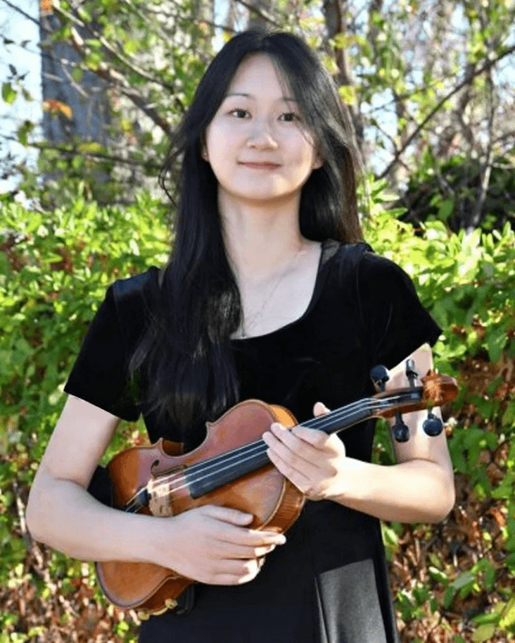 Angelina Liu, violin student of Roslyn Huang at Pluckd Studio won top 5 at All County Orchestra