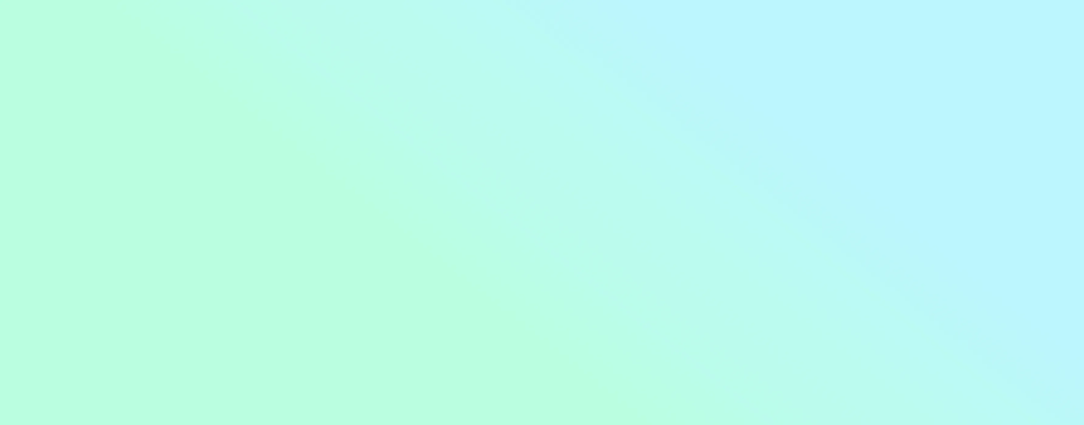A soft, gradient background blending light green and pale blue hues.