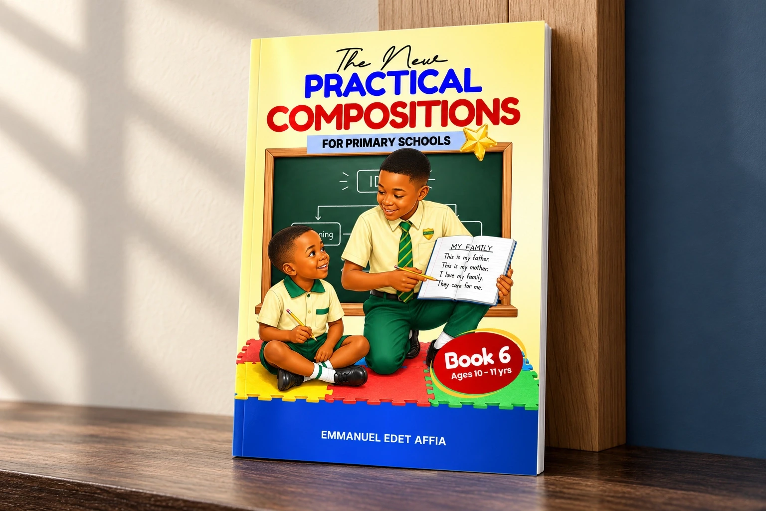 Book 6 · title hierarchy, illustration and volume badge