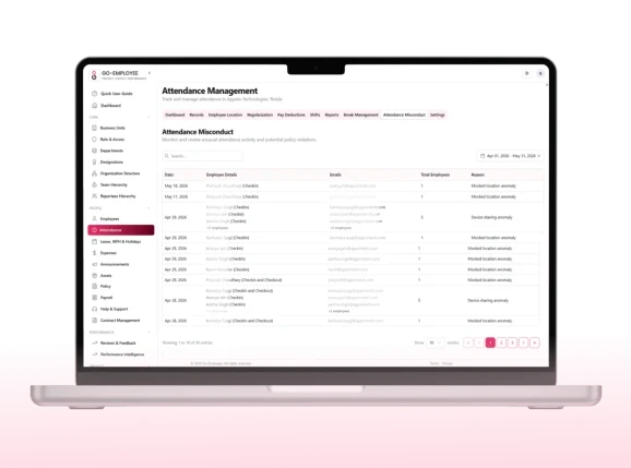 Attendance Misconduct Detection