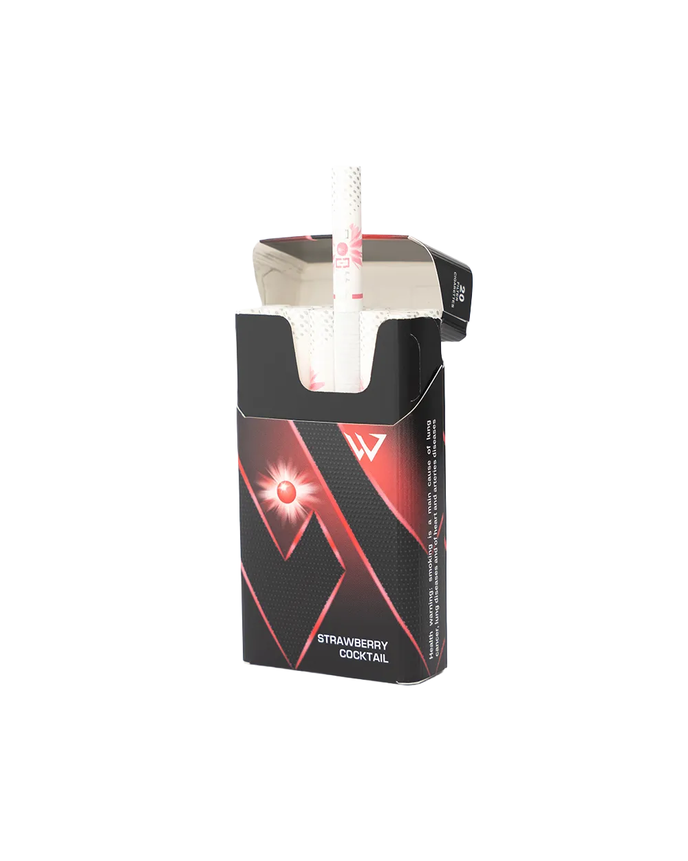 Woog Strawberry Cocktail cigarette pack.