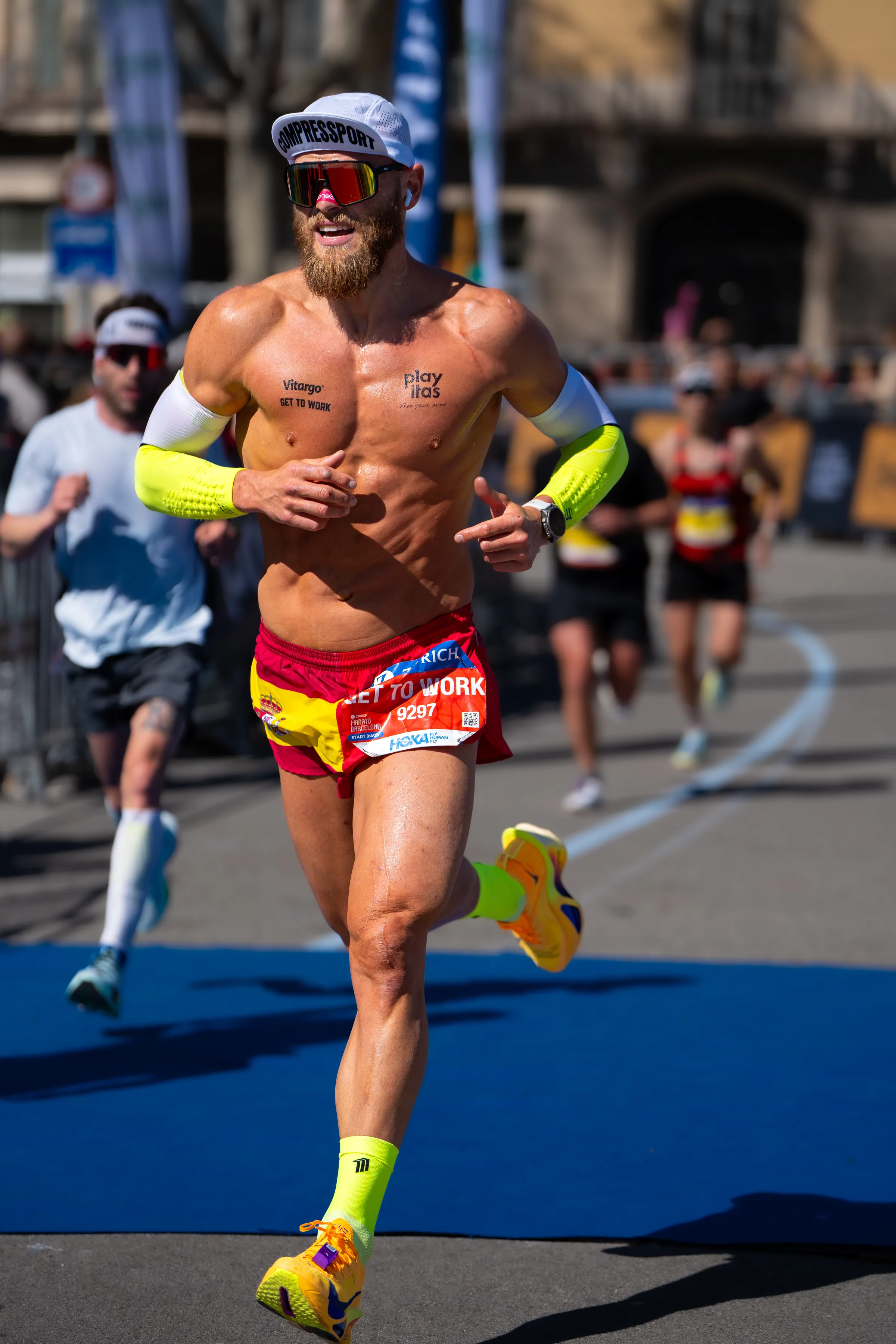 Hugo Hugemarq atleta internacional maratón Barcelona, world marathon photography, deporte élite España