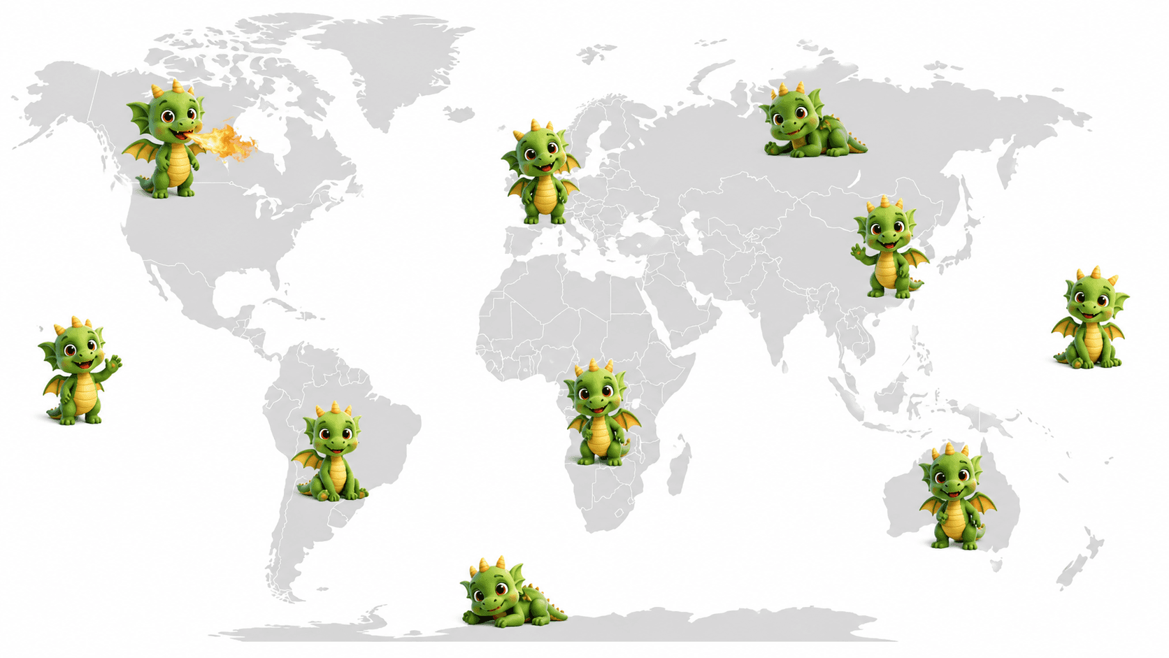 Map with People