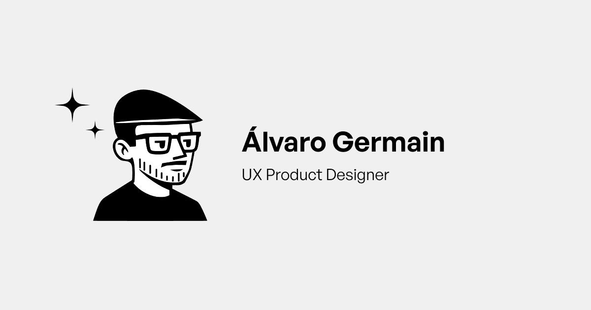 Álvaro Germain website homepage built with Framer