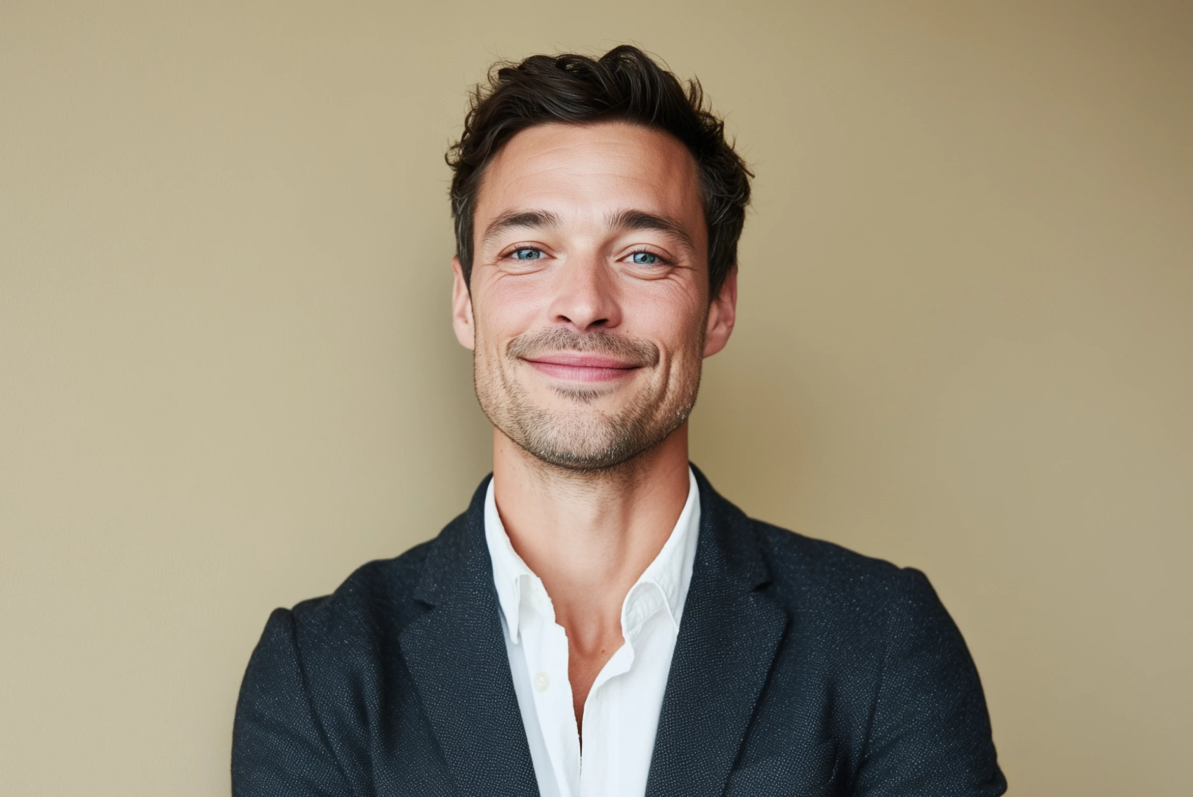 Male lawyer looking forward