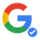 Google Icon with verified checkmark 