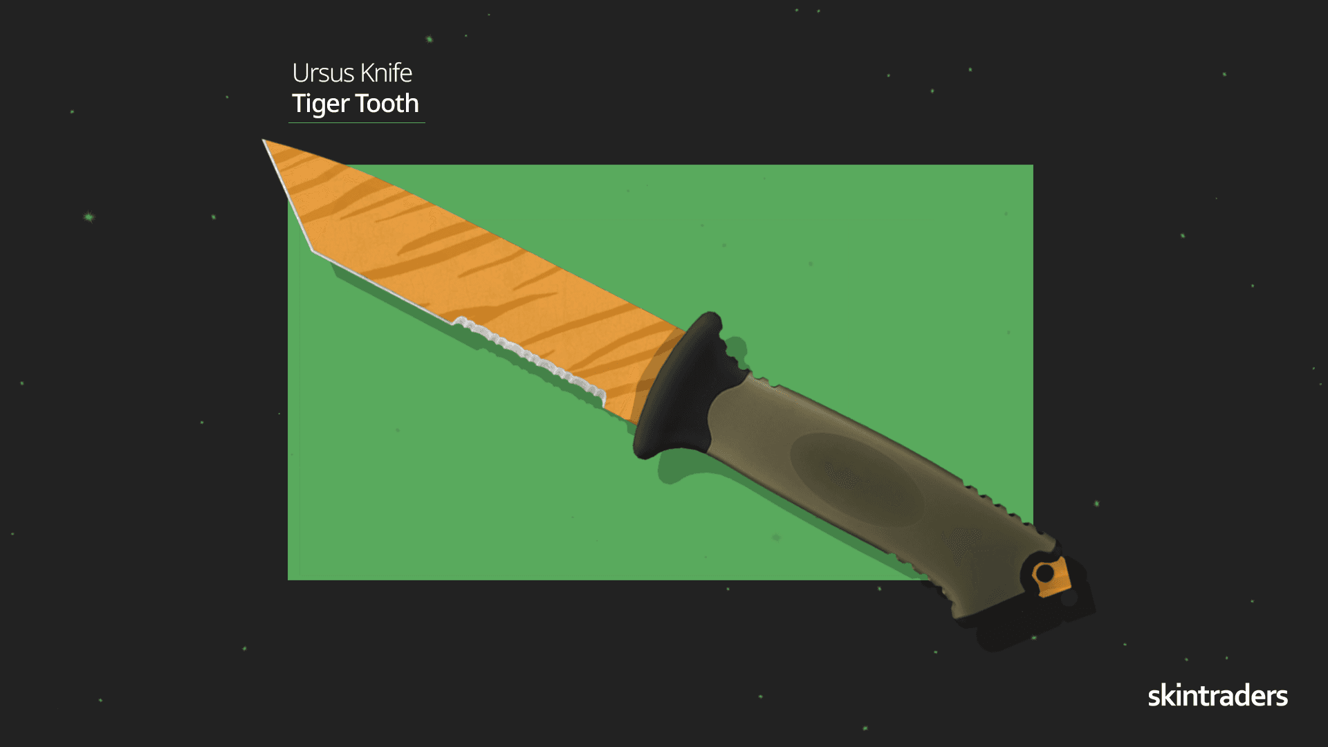 Ursus Knife Tiger Tooth Skin Showcase