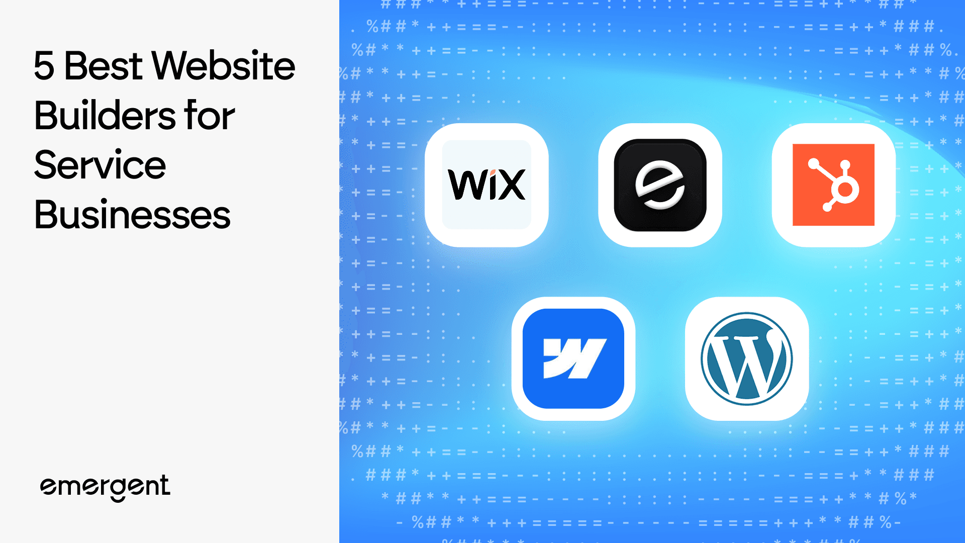 Best Website Builders for Service Builders