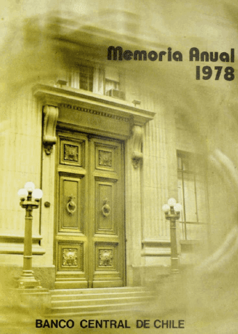 Banco Central de Chile. Memoria Anual 1978