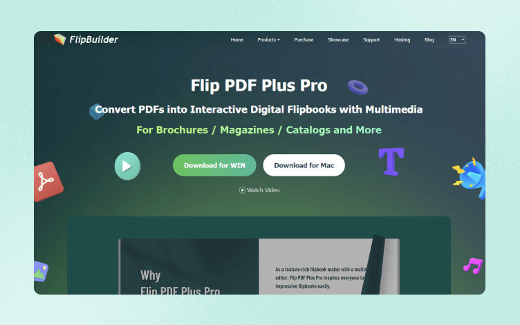 FlipBuilder homepage