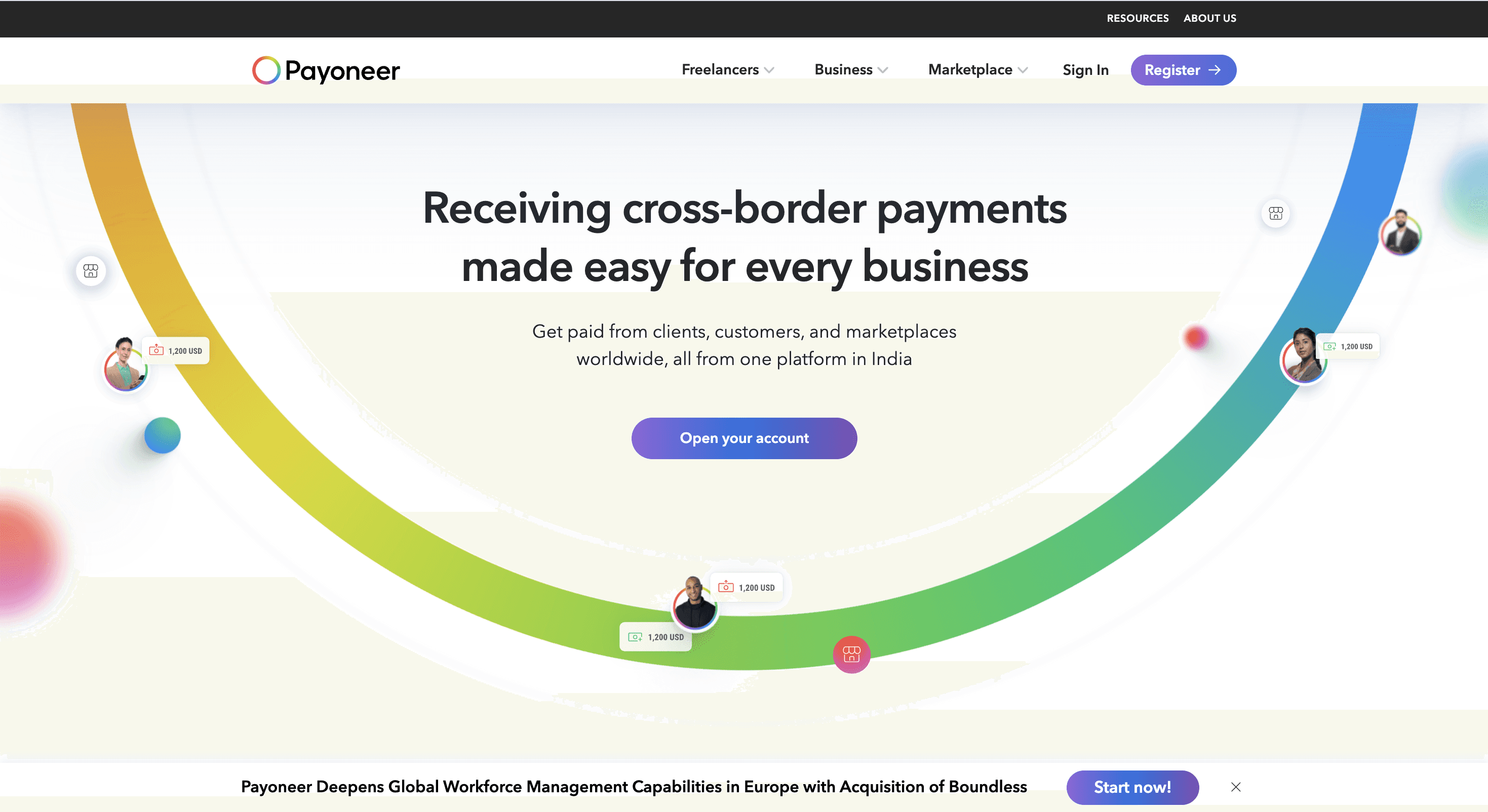 Payoneer - Best Payment Gateway for Freelancers To Accept Interational Payment in India