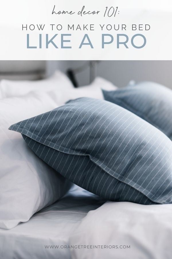 how to decorate a bed like a pro