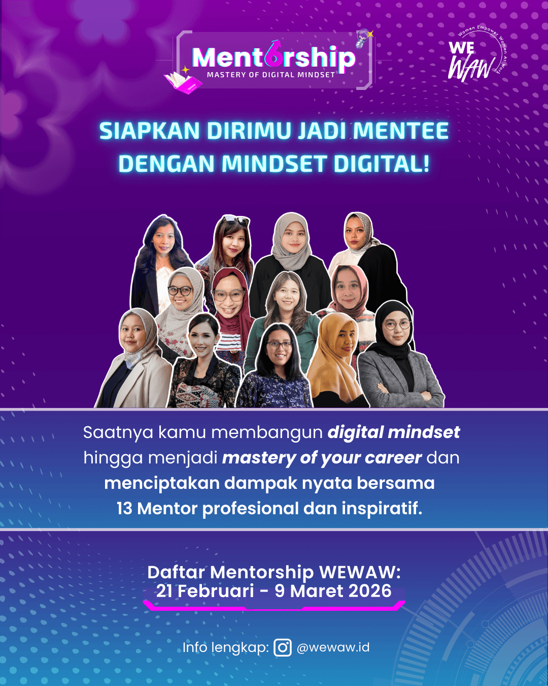 Program Mentorship WEWAW Angkatan ke-6 (Mastery of Digital Mindset)