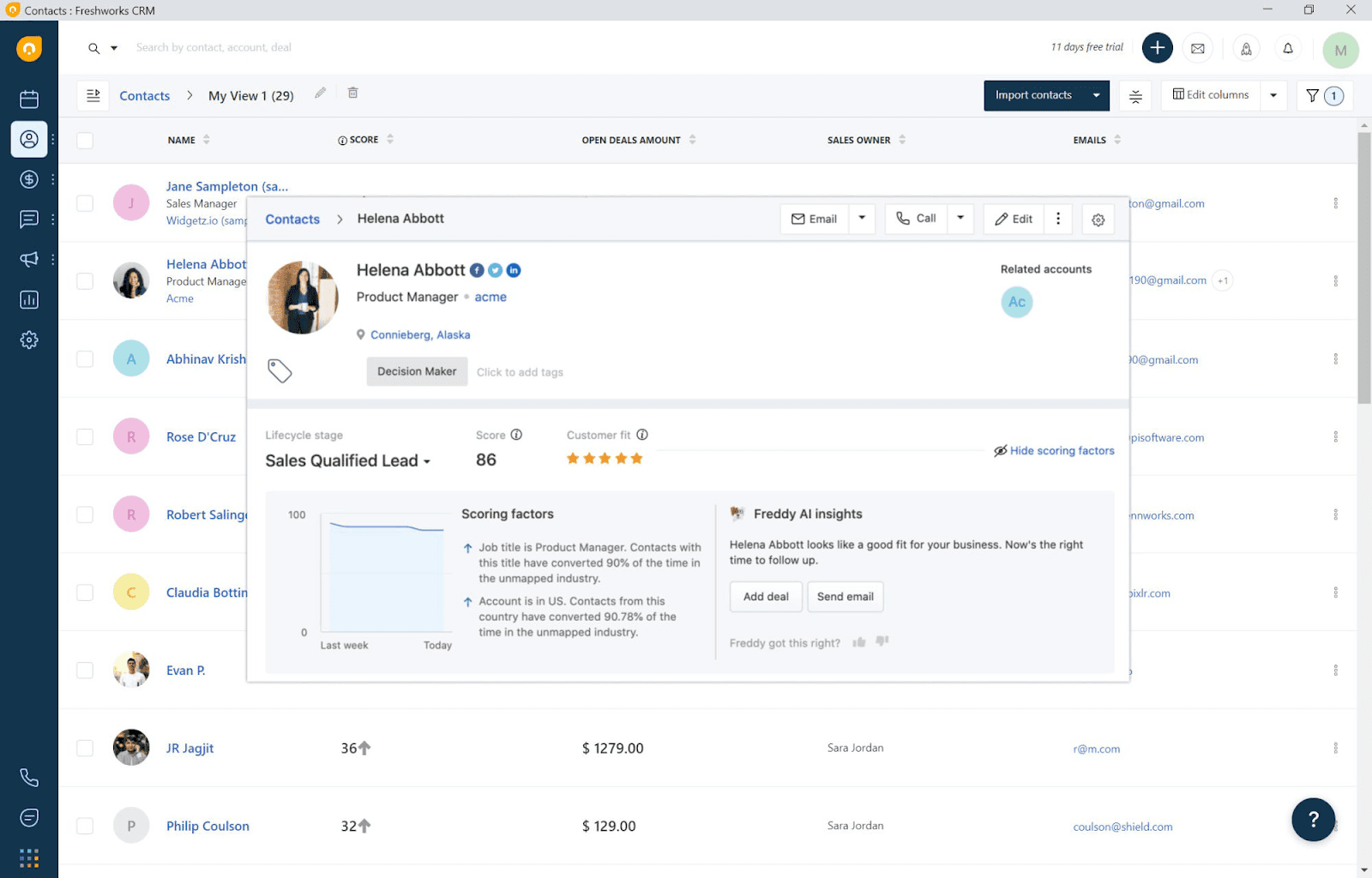 Image of Freshsales CRM
