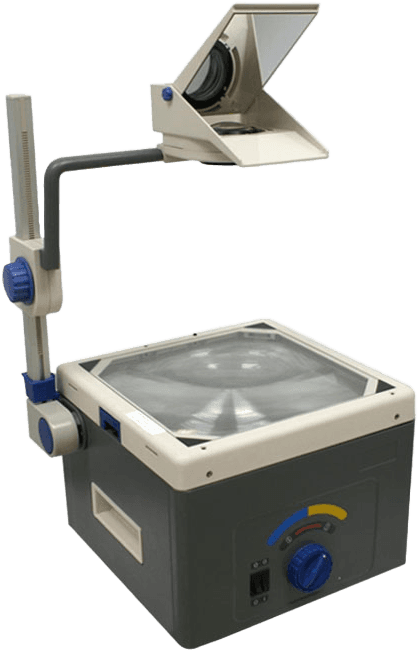 Overhead projector.