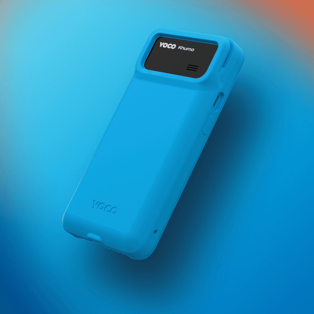 The rear view of the Khumo 2 point of sale machine