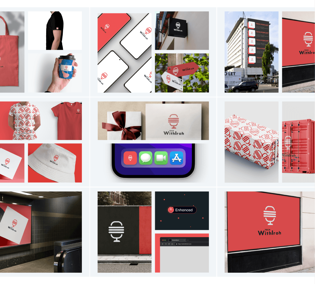 Tech With Iroh branding mood board 