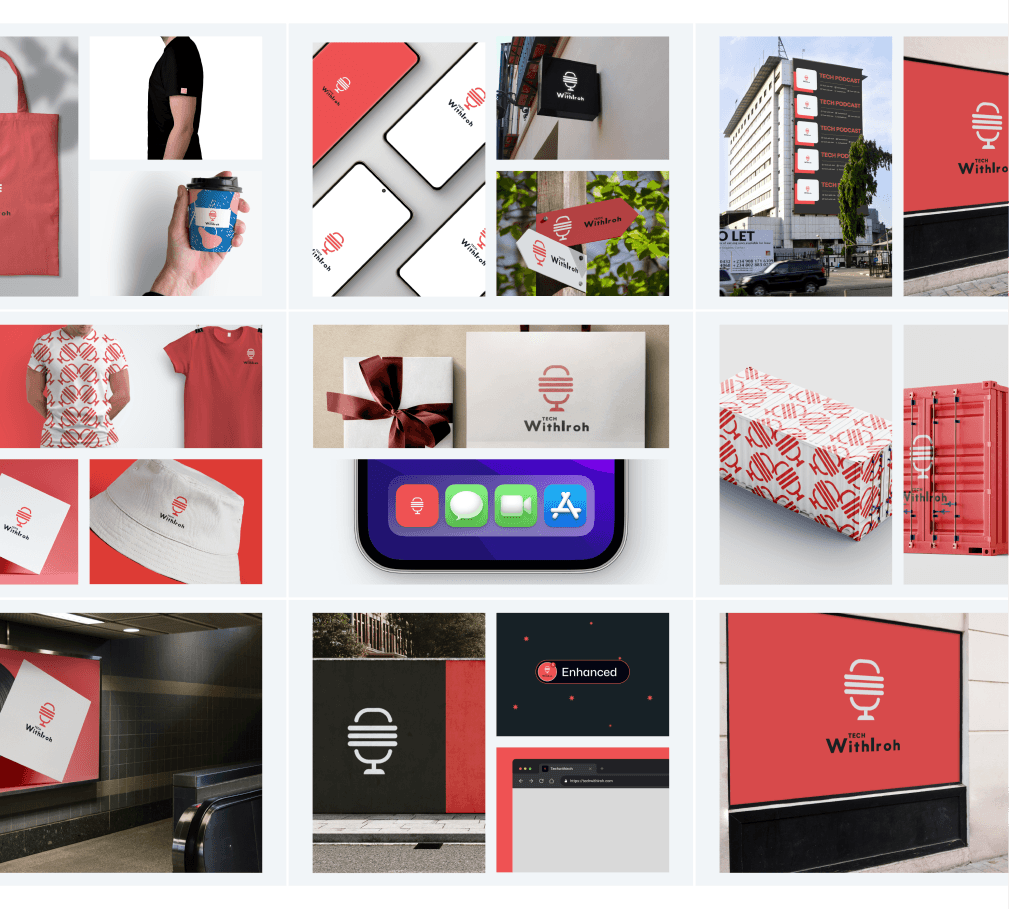 Tech With Iroh branding mood board