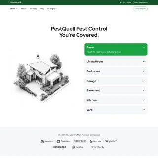 Pest Control Website Template