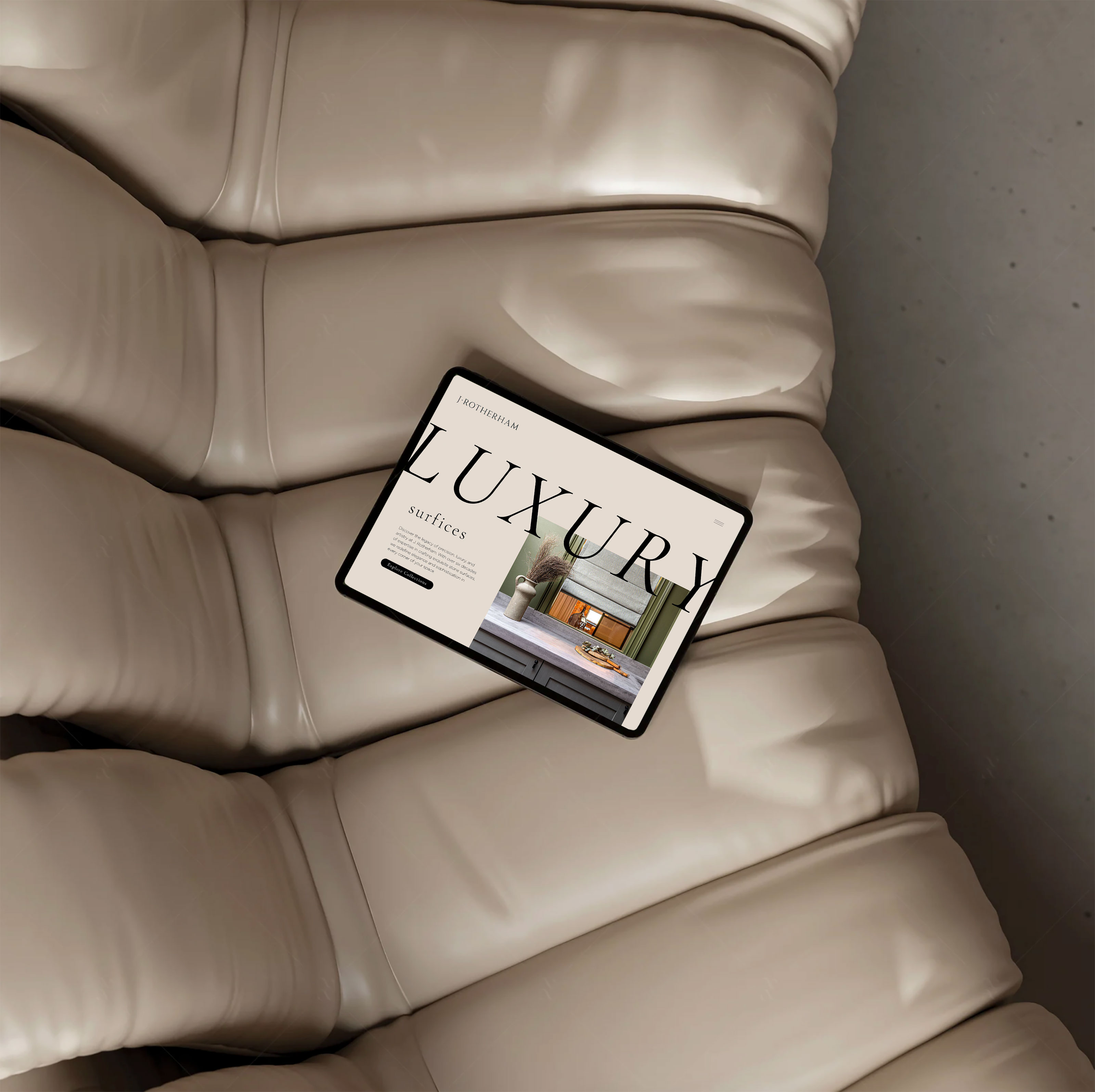 Luxury brand stationery and printed collateral featuring bespoke identity design, premium materials and elegant brand presentation.