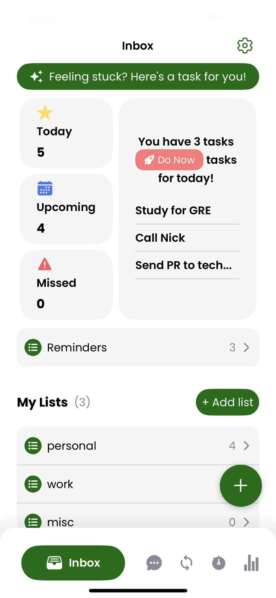 Mobile UI