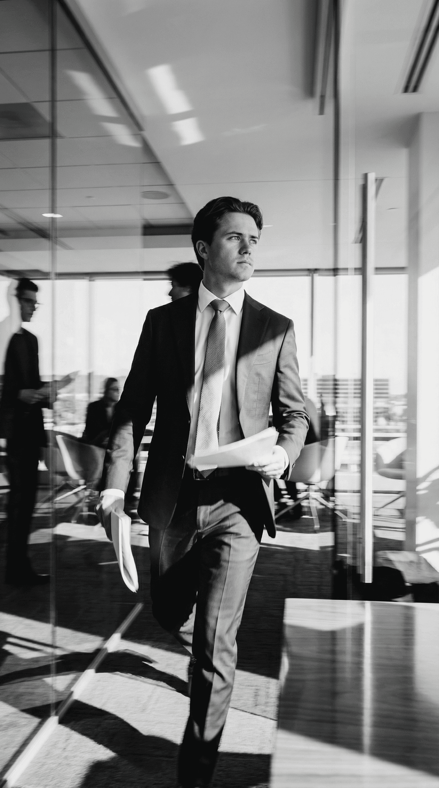 The image captures the ethereal beauty of an underwater cave illuminated by sunbeams penetrating through an opening above.