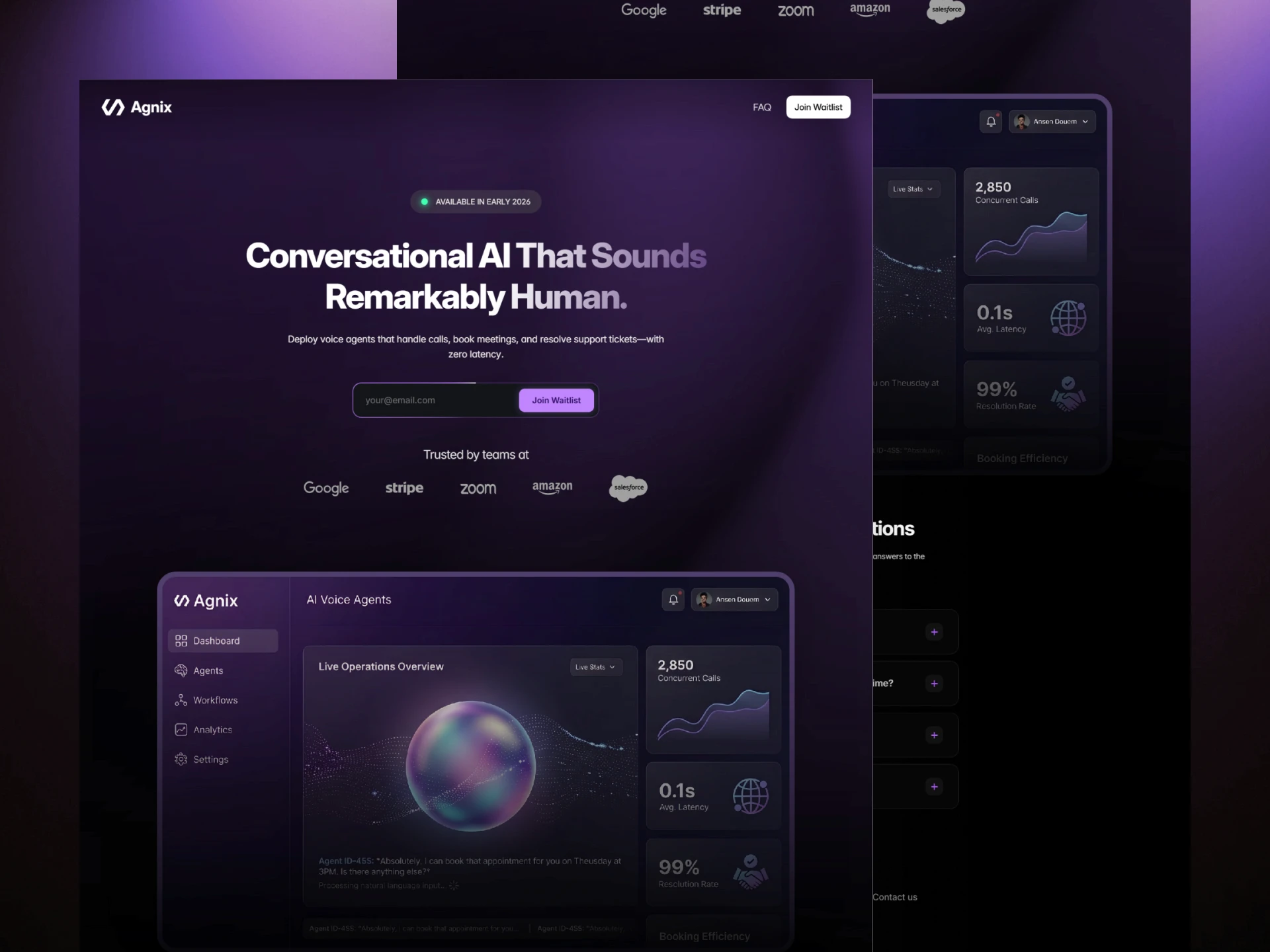 DRSLN F1 Analytics Landing page by Neturify.