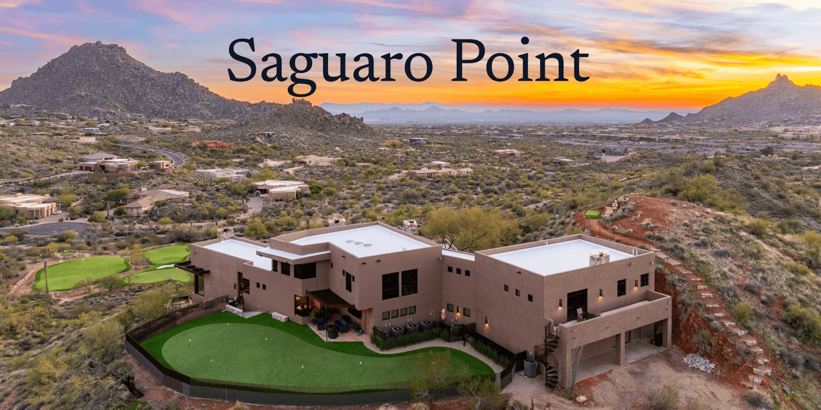 Saguaro Point: Luxury Scottsdale home with exclusive golf amenities and stunning desert views.