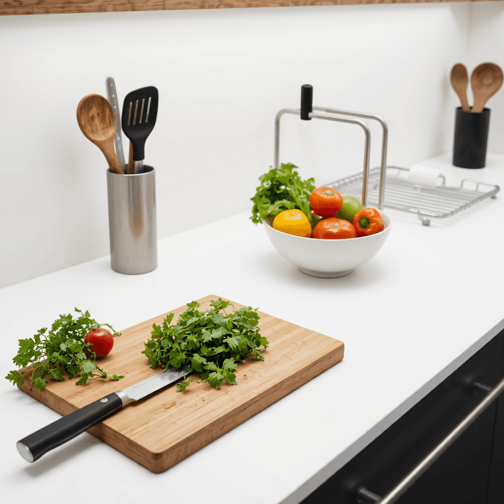 product photography of kitchen tools