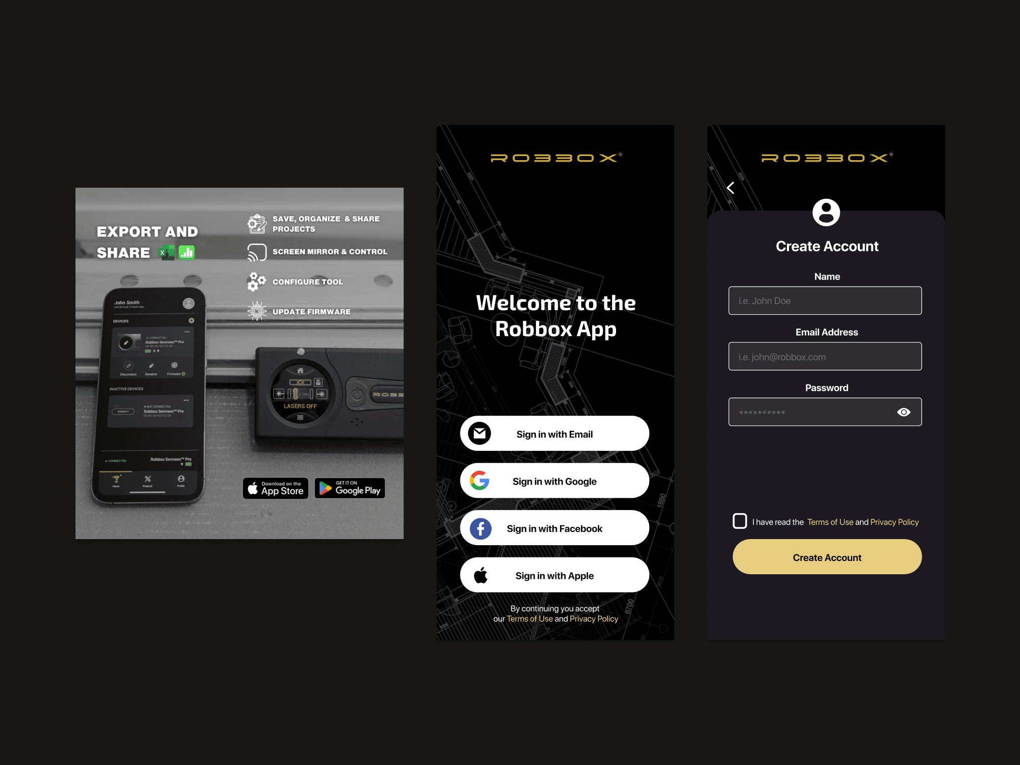 Onboarding App Screens