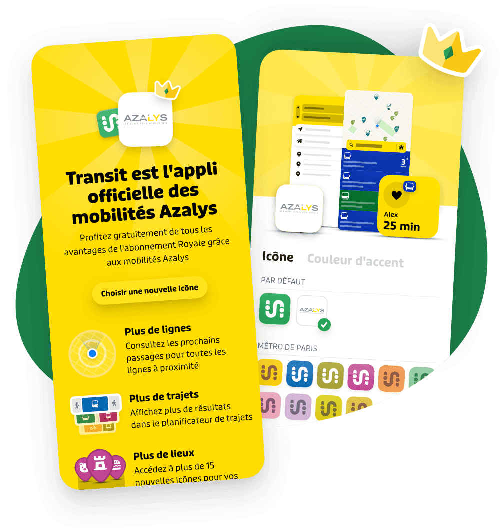 Inform your riders with Transit app