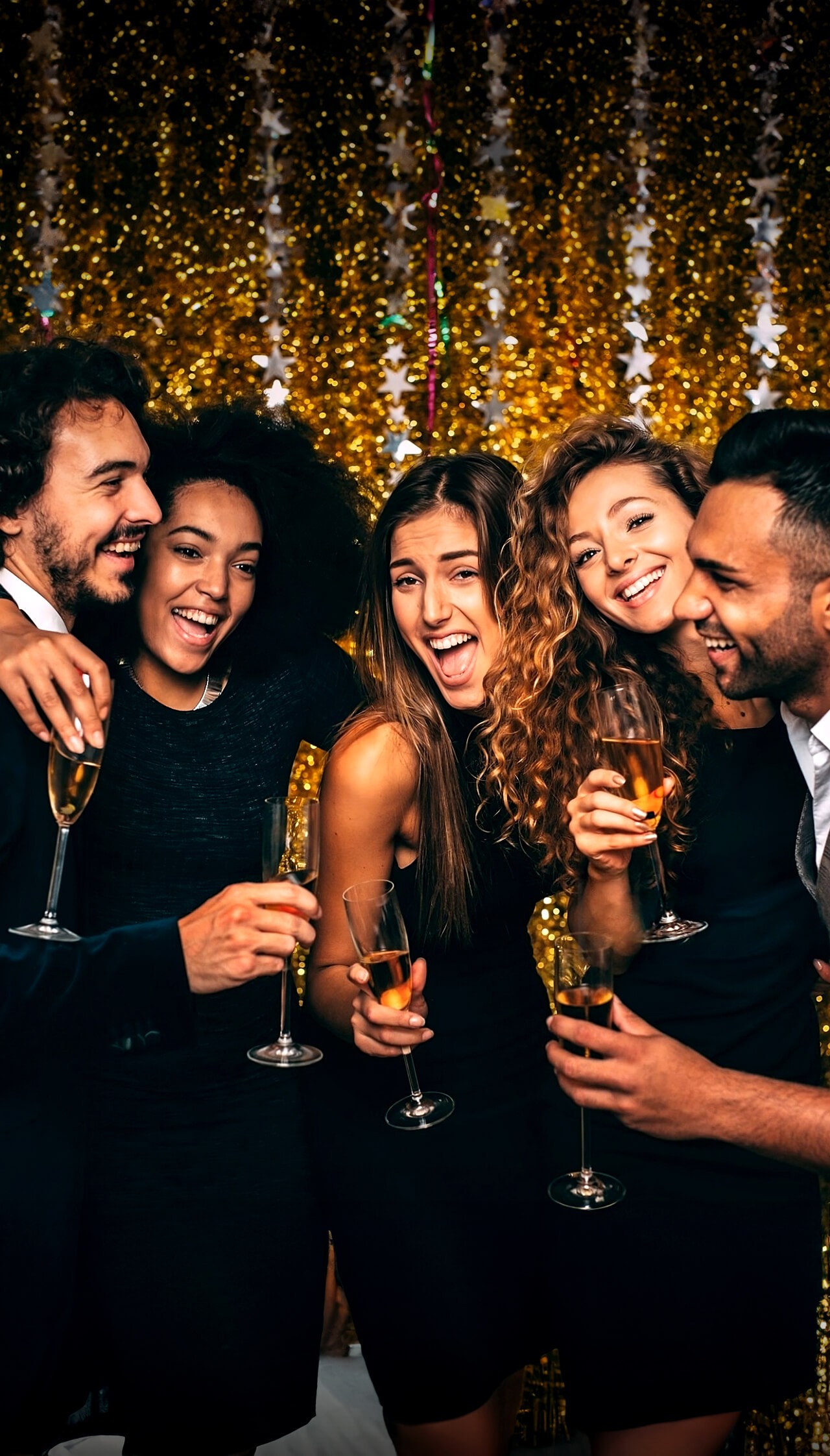 Athlete winning a race