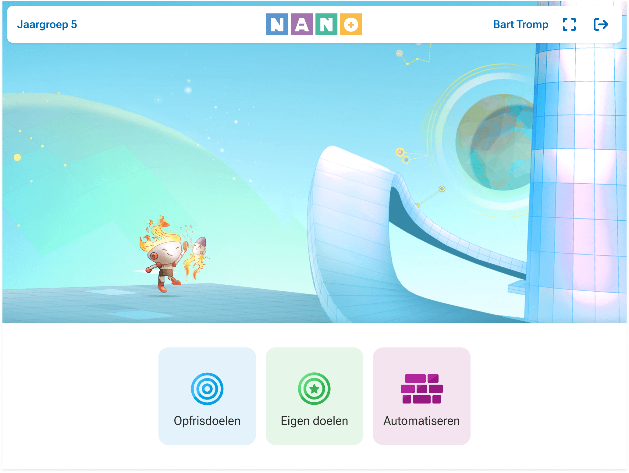 afbeelding nieuwe startscherm Nano