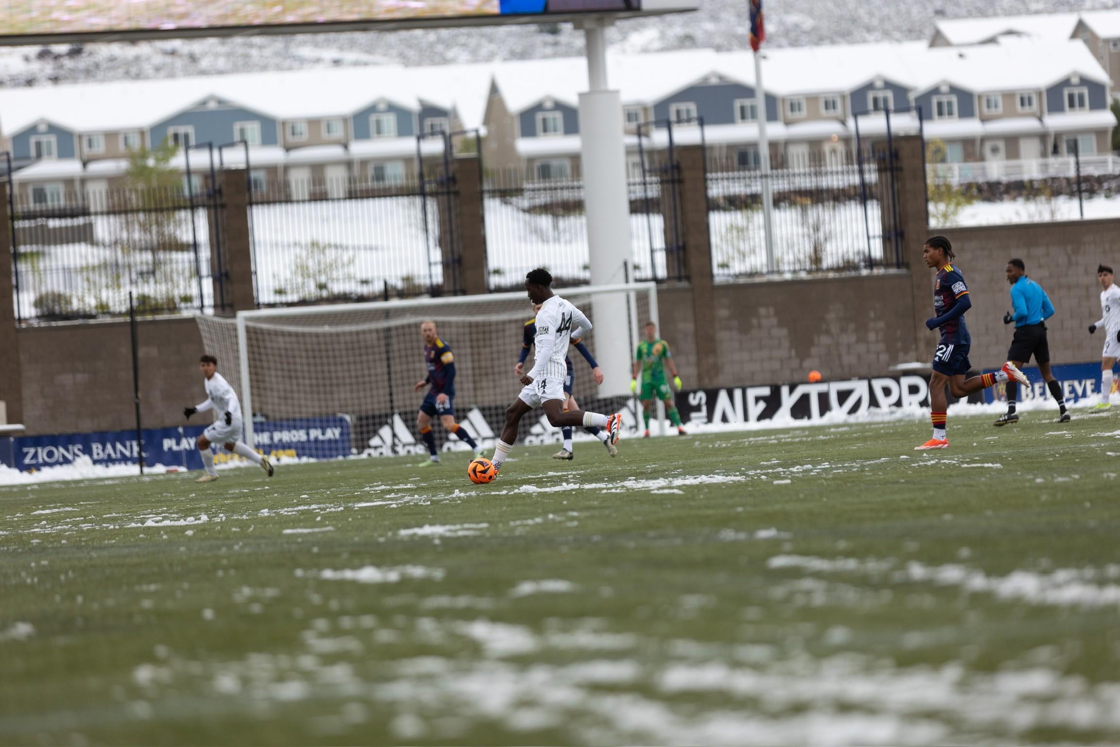 Playing In Snow From Afar At LAFC Away Game