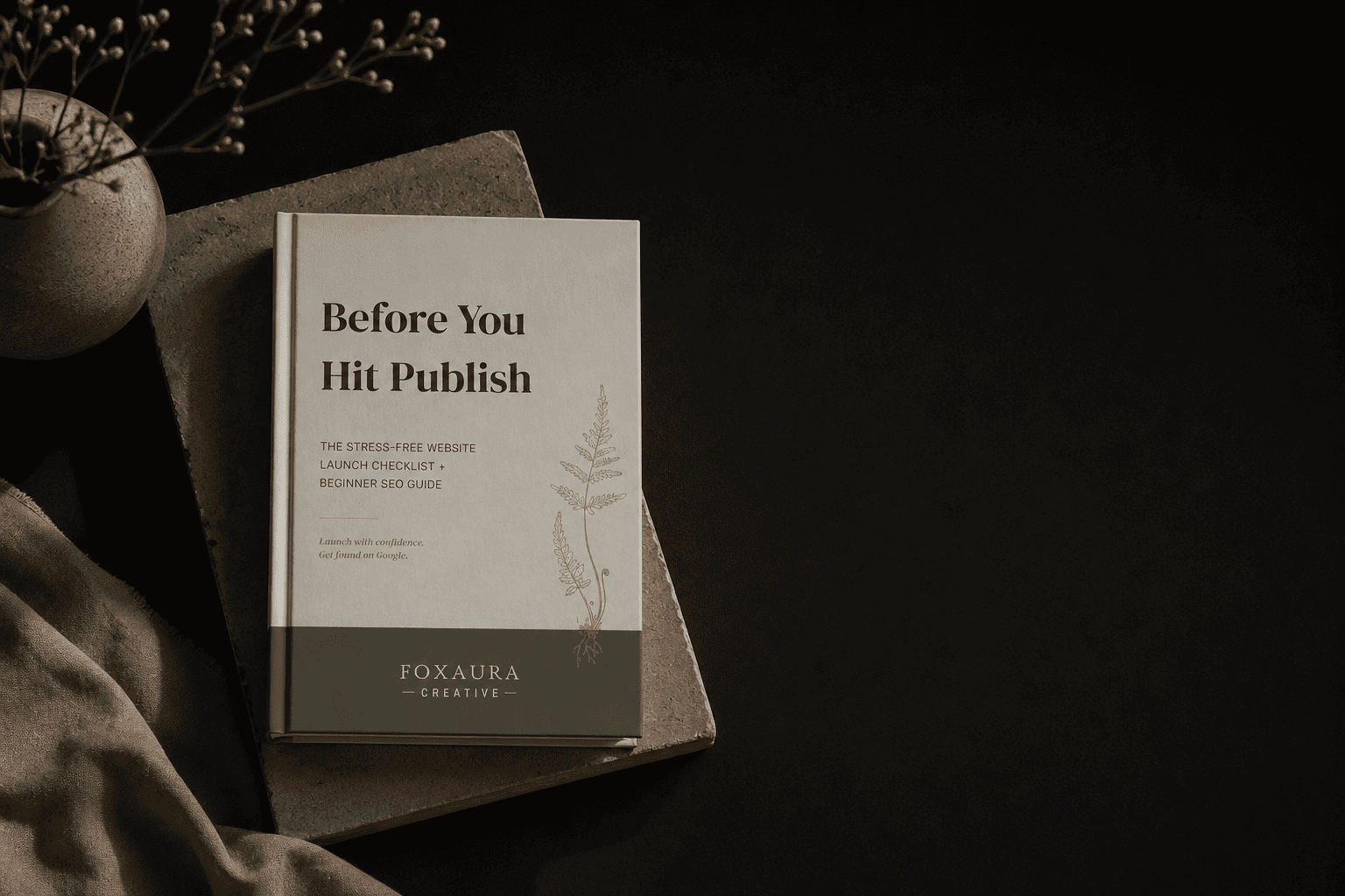 Book mockup of Before You Publish Launch Checklist