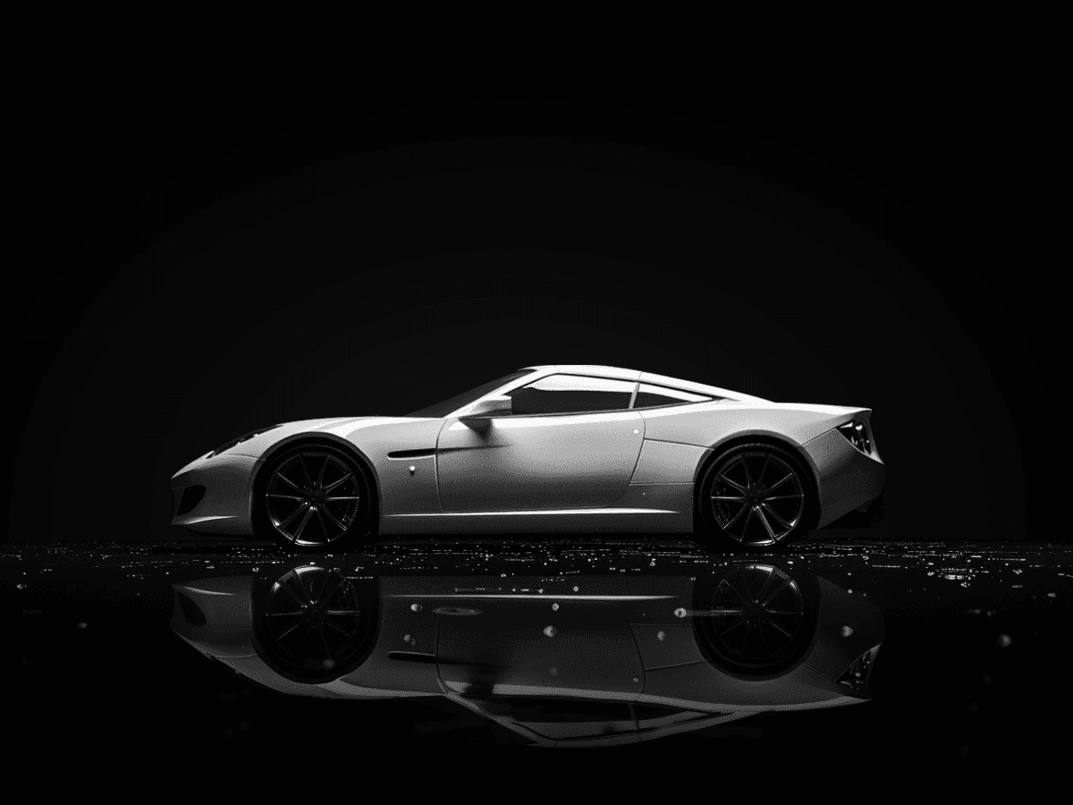 A sleek, modern interface with a dark background and subtle fading lines, hinting at a minimalist design.