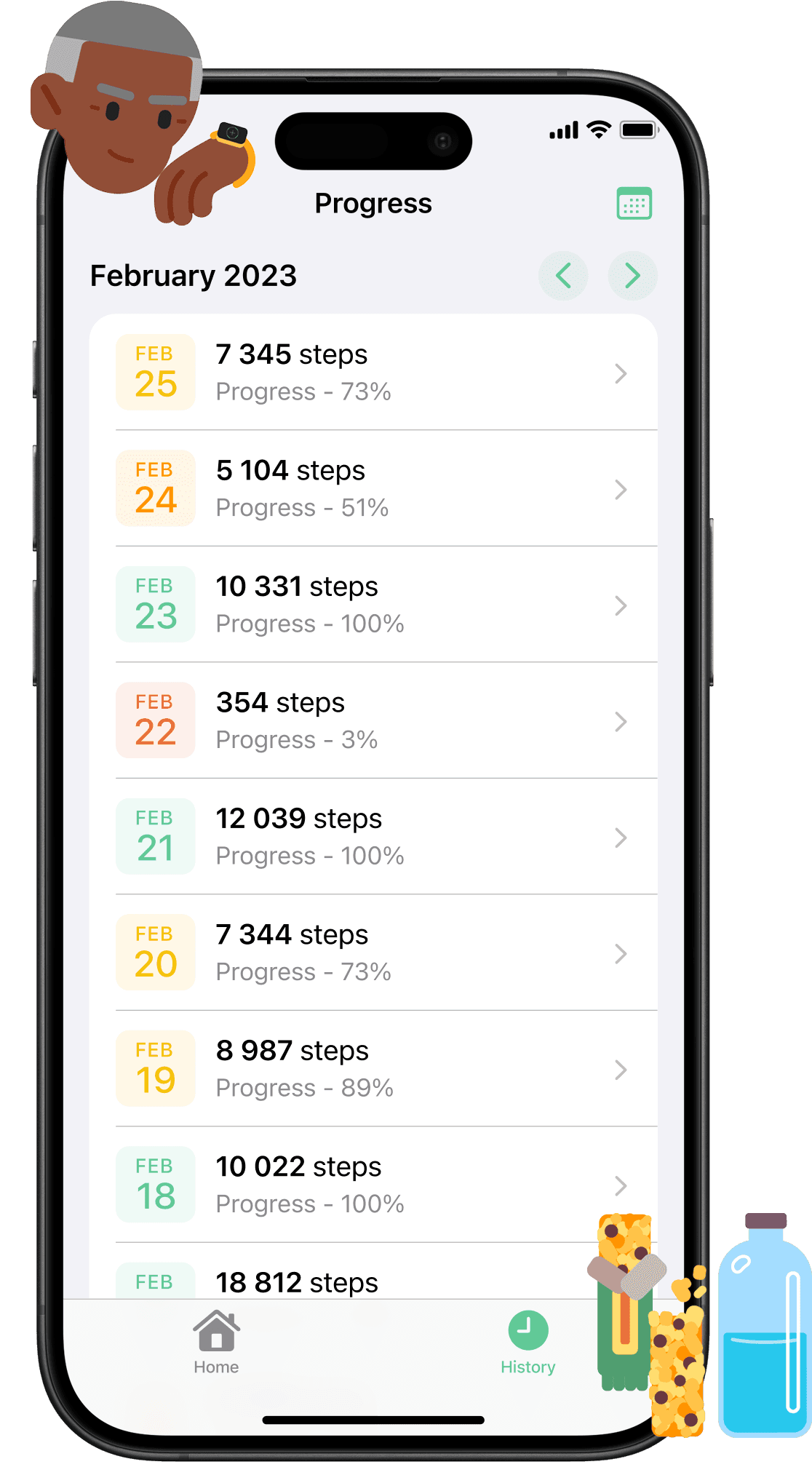 Simple period & ovulation tracker app.
