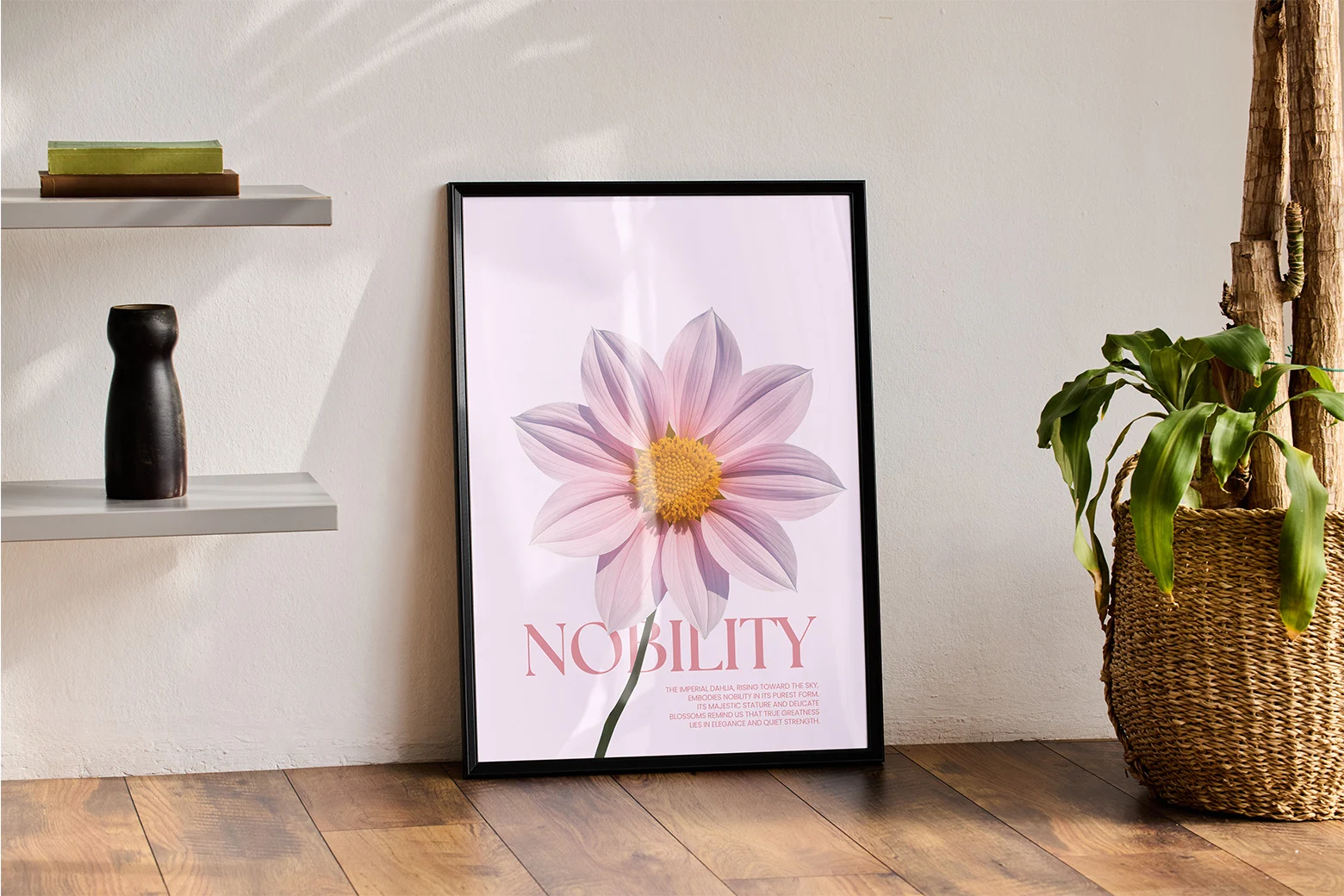 one of the three versions of the Flower Languages poster