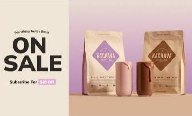 Ka'Chava static ad: on sale, subscribe for $40 off