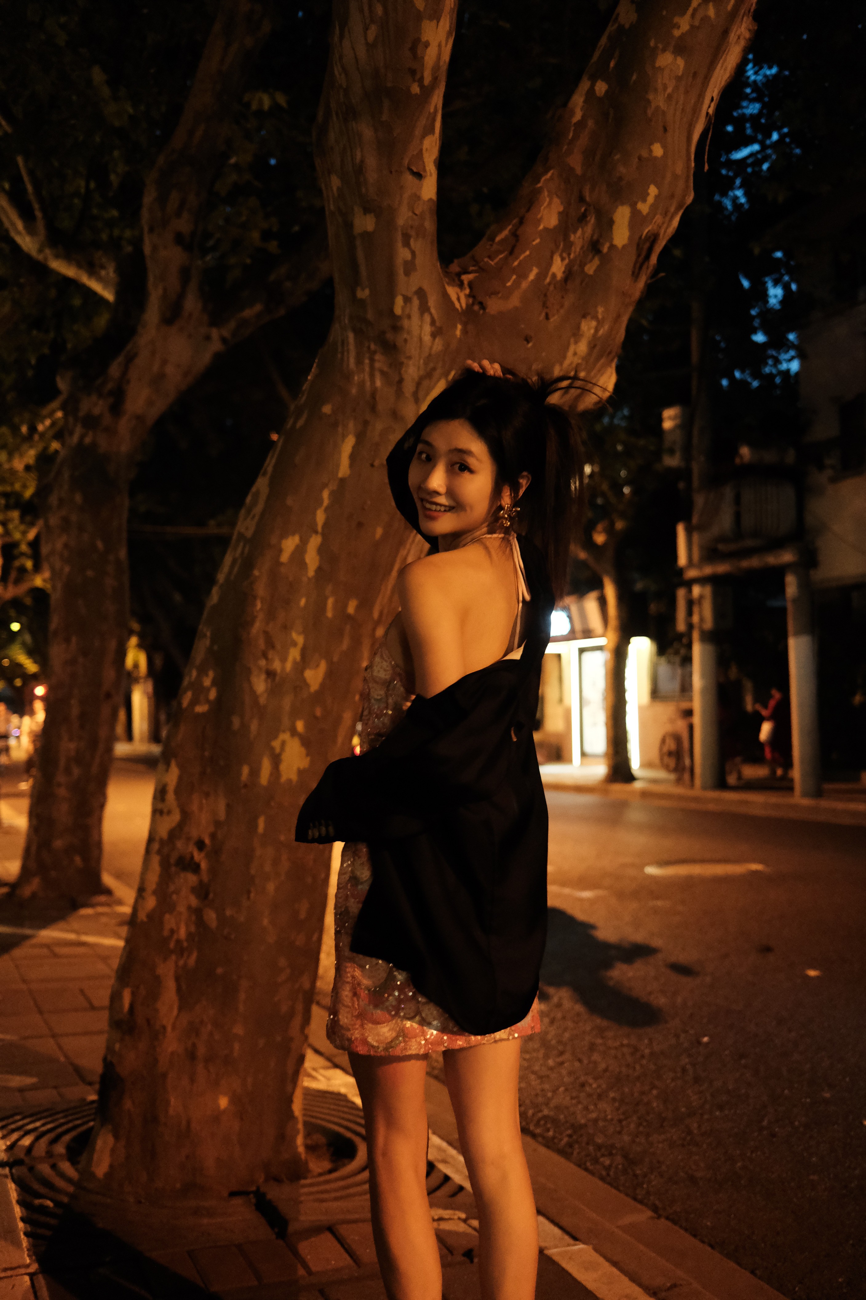 man sitting down in studio