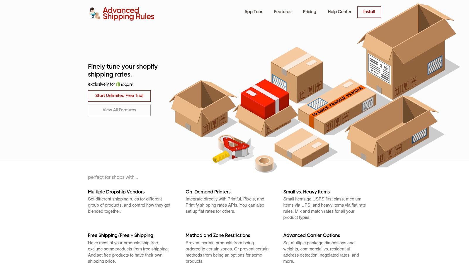 Advanced Shipping Rules