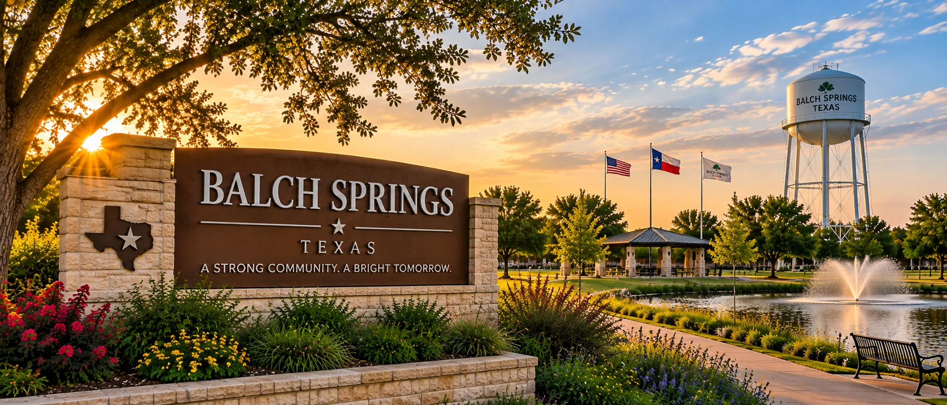 Vista de Balch Springs, Texas