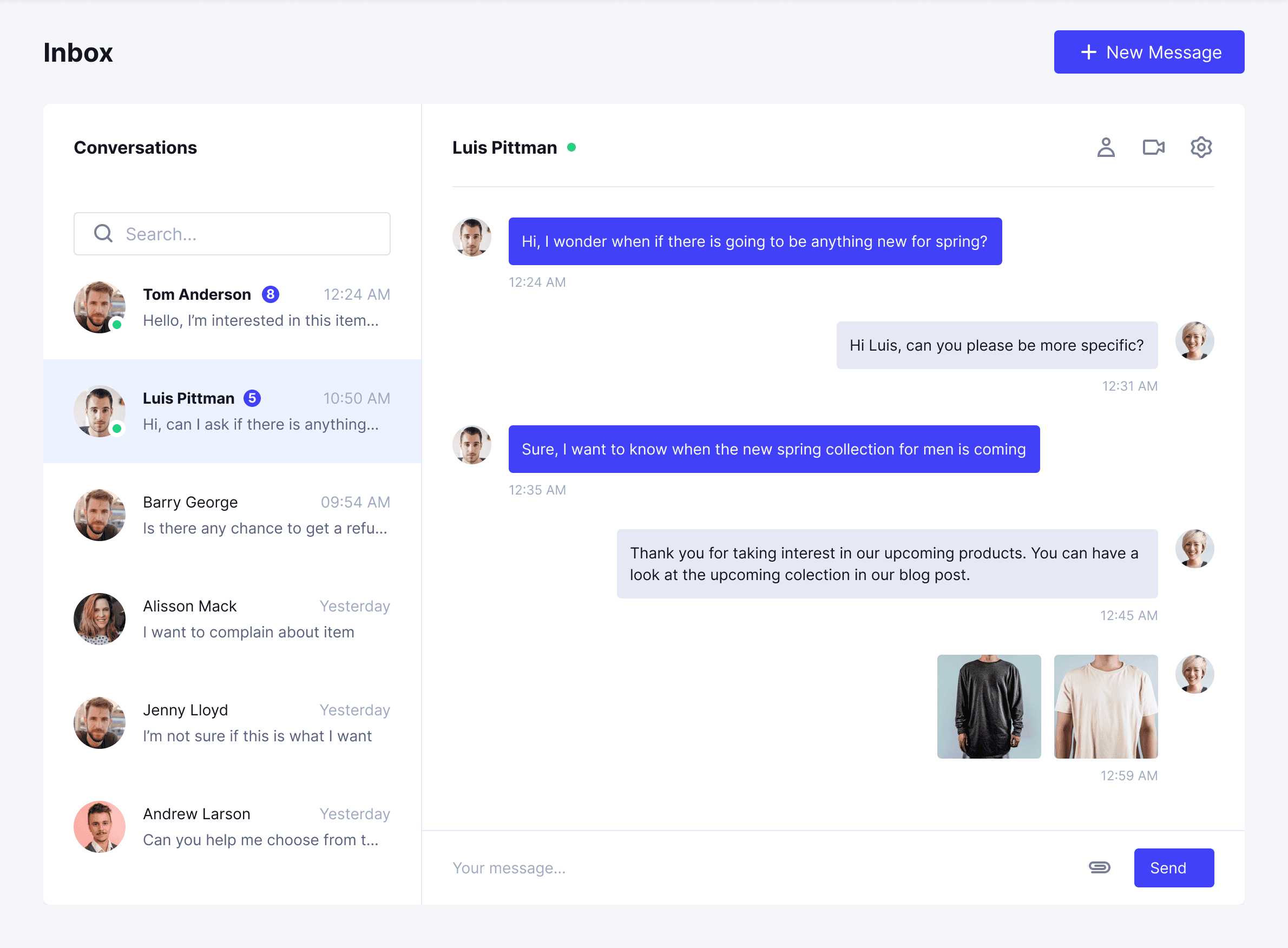 A message inbox for your team