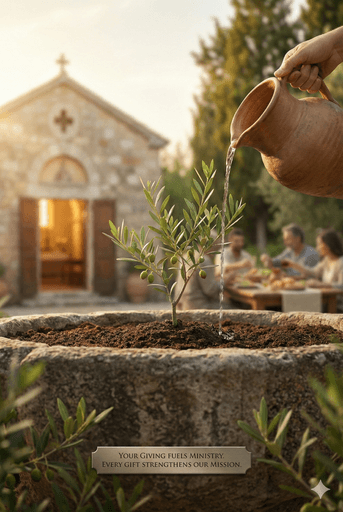 A group of people sitting on grass under trees, enjoying a sunny day near a body of water.