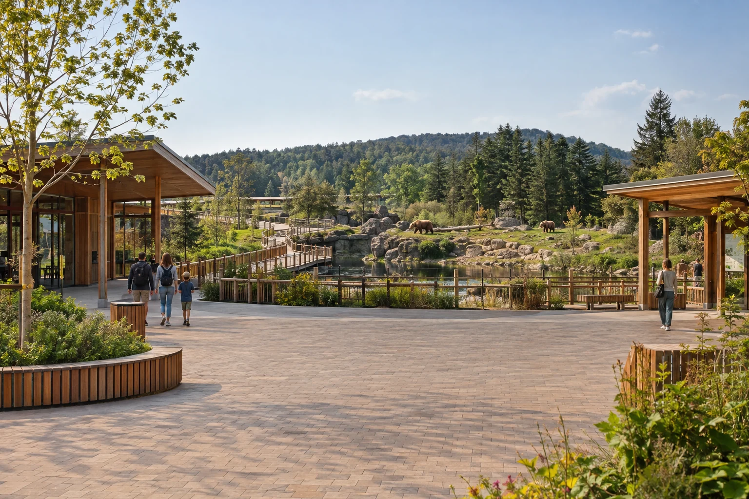 Aktivitätsbereich im Tierpark