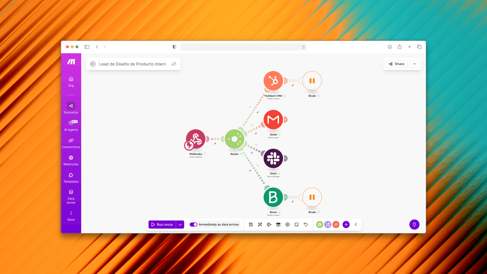 Automatizaciones en Make hechas por NocodePM
